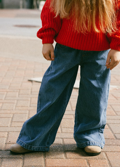 Fostered || wide leg denim || size 3