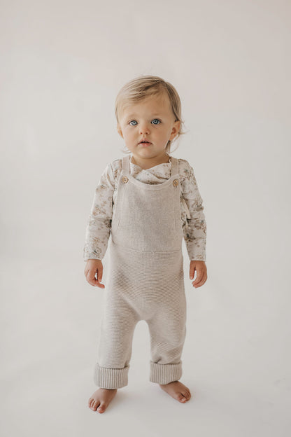 Jamie Kay alex romper|| oatmeal fleck  (2T)