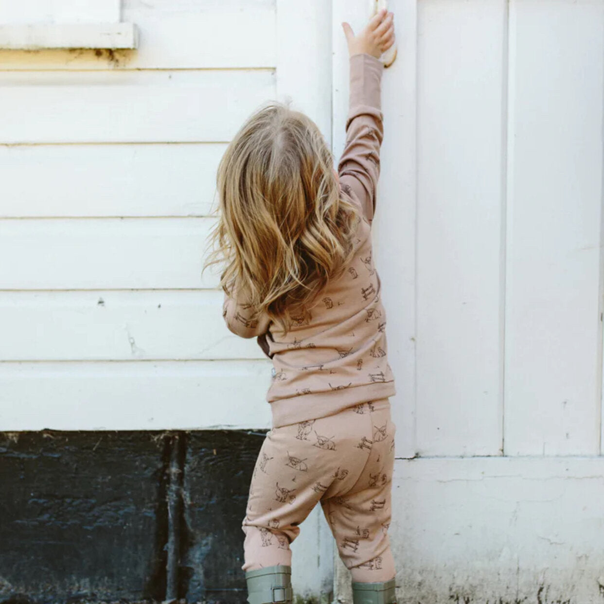 Goumi highland cow jogger set (3T)