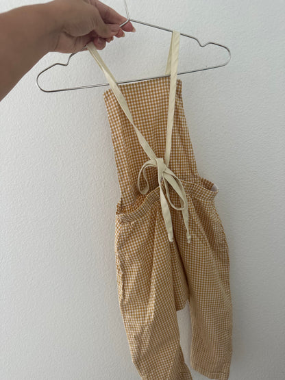 No brand gingham jumpsuit (3T)