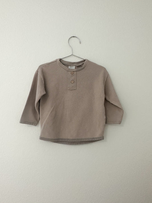 Zara waffle Henley (12/18)
