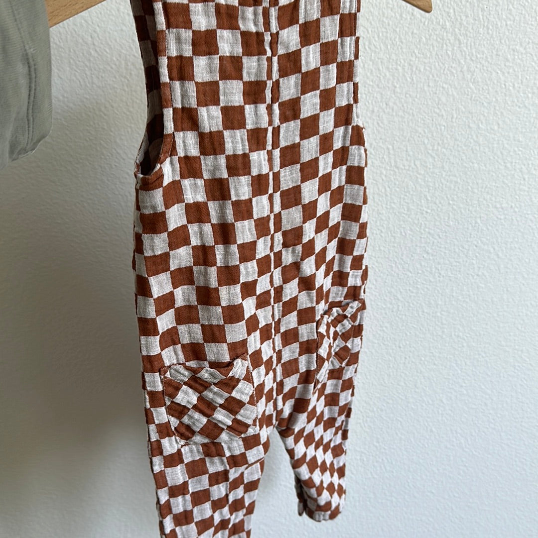 Rylee + Cru checkered jumpsuit (3/6)