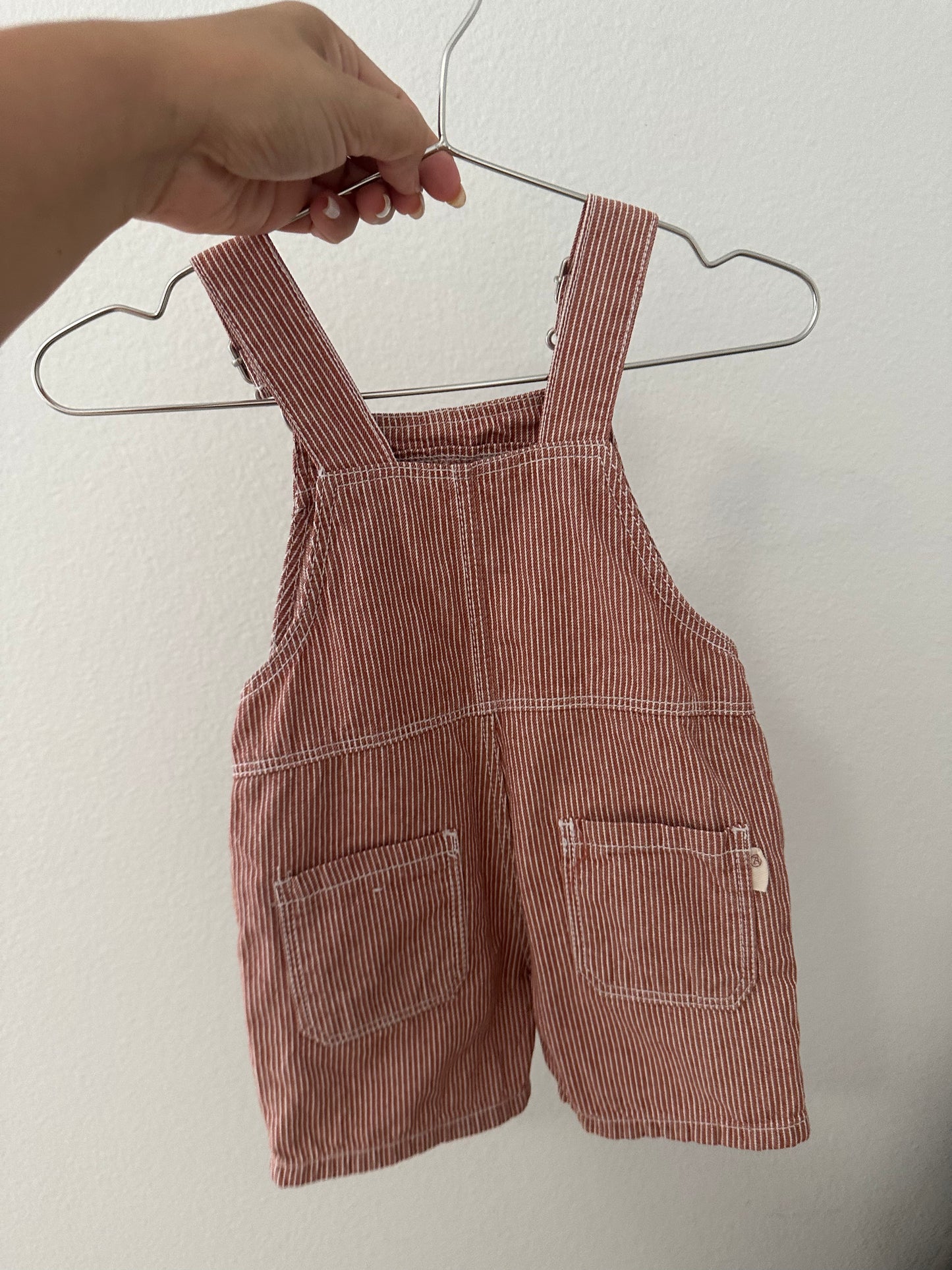Zara striped overalls (3/6)