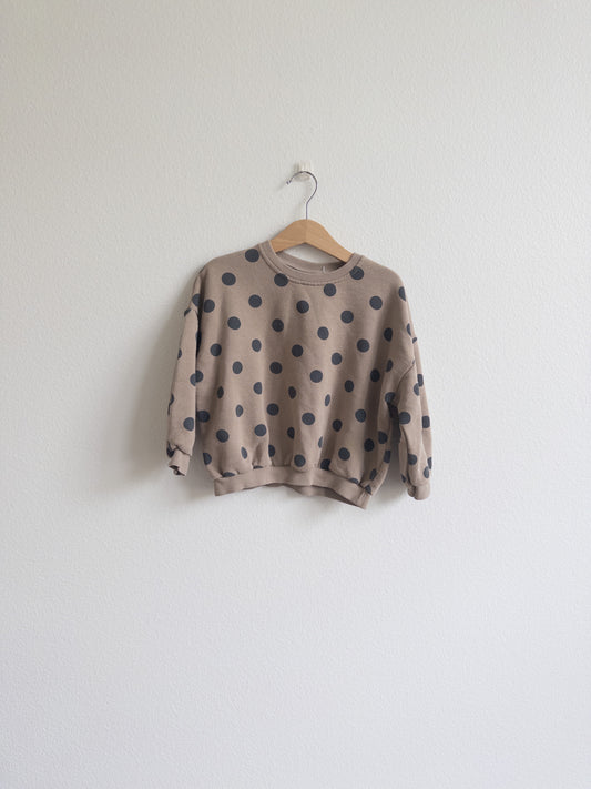 Zara polka dot sweatshirt (3/4)
