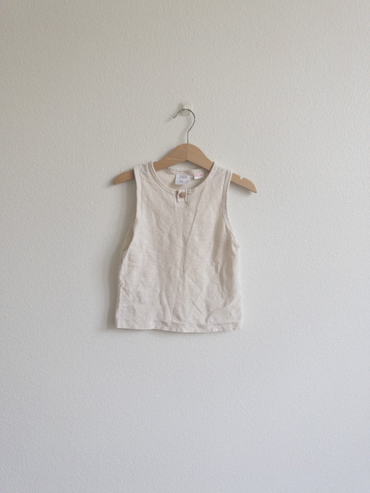 Zara white tank top (2/3T)
