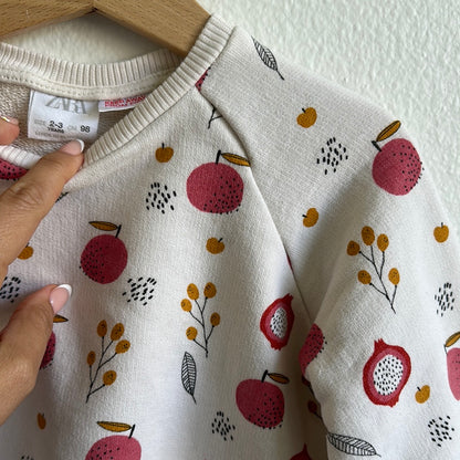 Zara dragonfruit sweatshirt (2/3)