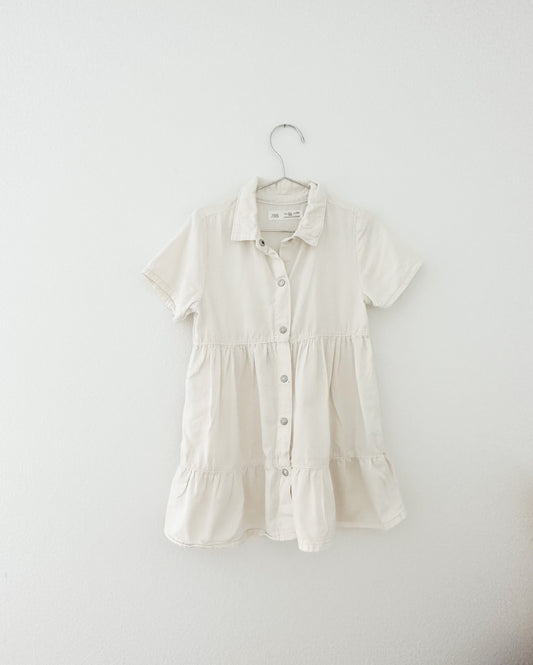 Zara white dress (3/4)