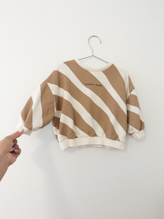 Zara striped sweatshirt (3/4)