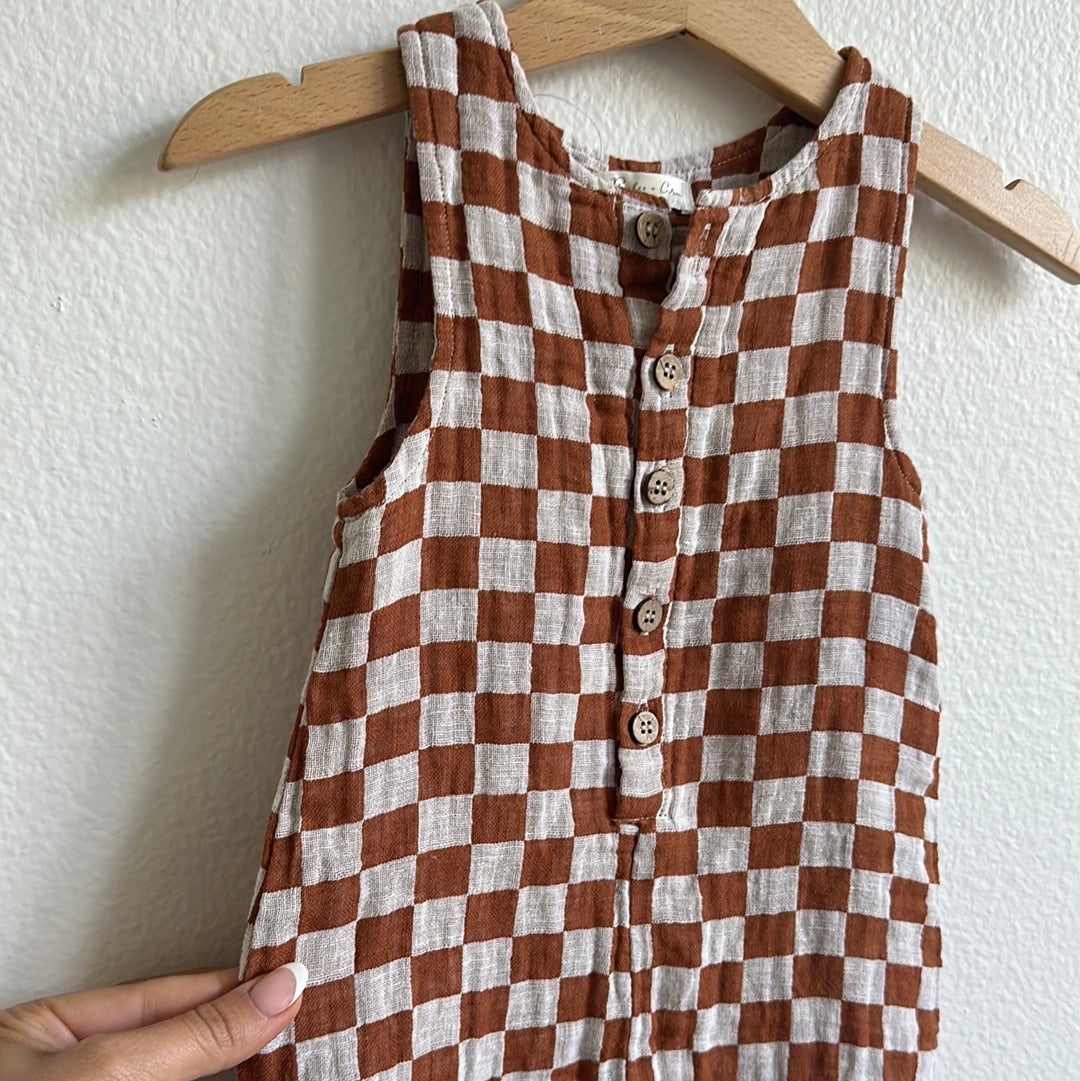 Rylee + Cru checkered jumpsuit (3/6)