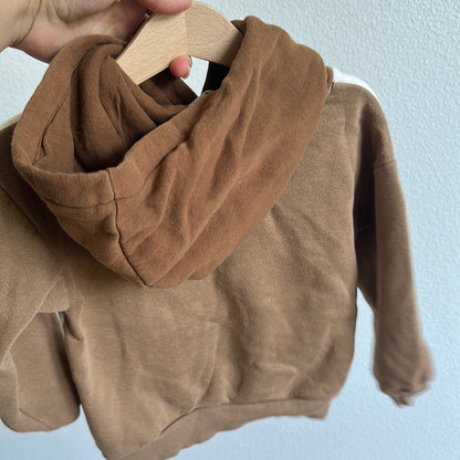 H&M color block  hoodie (3/4T)