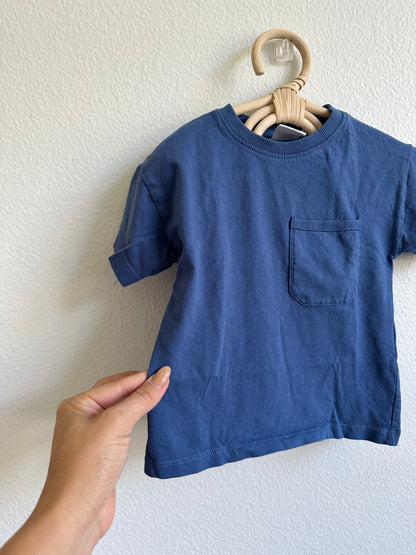 Zara blue pocket tee (12/18)