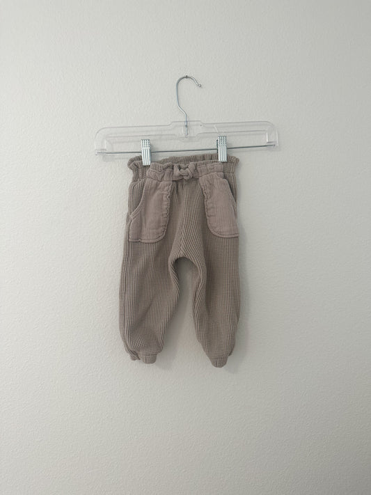 Zara waffle pants (9/12)