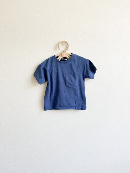 Zara blue pocket tee (12/18)