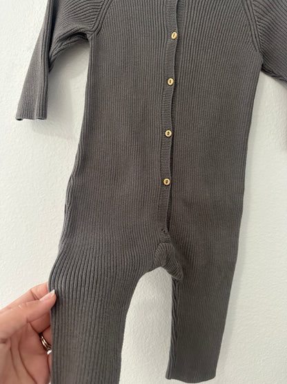 H&M ribbed play suit (12M)