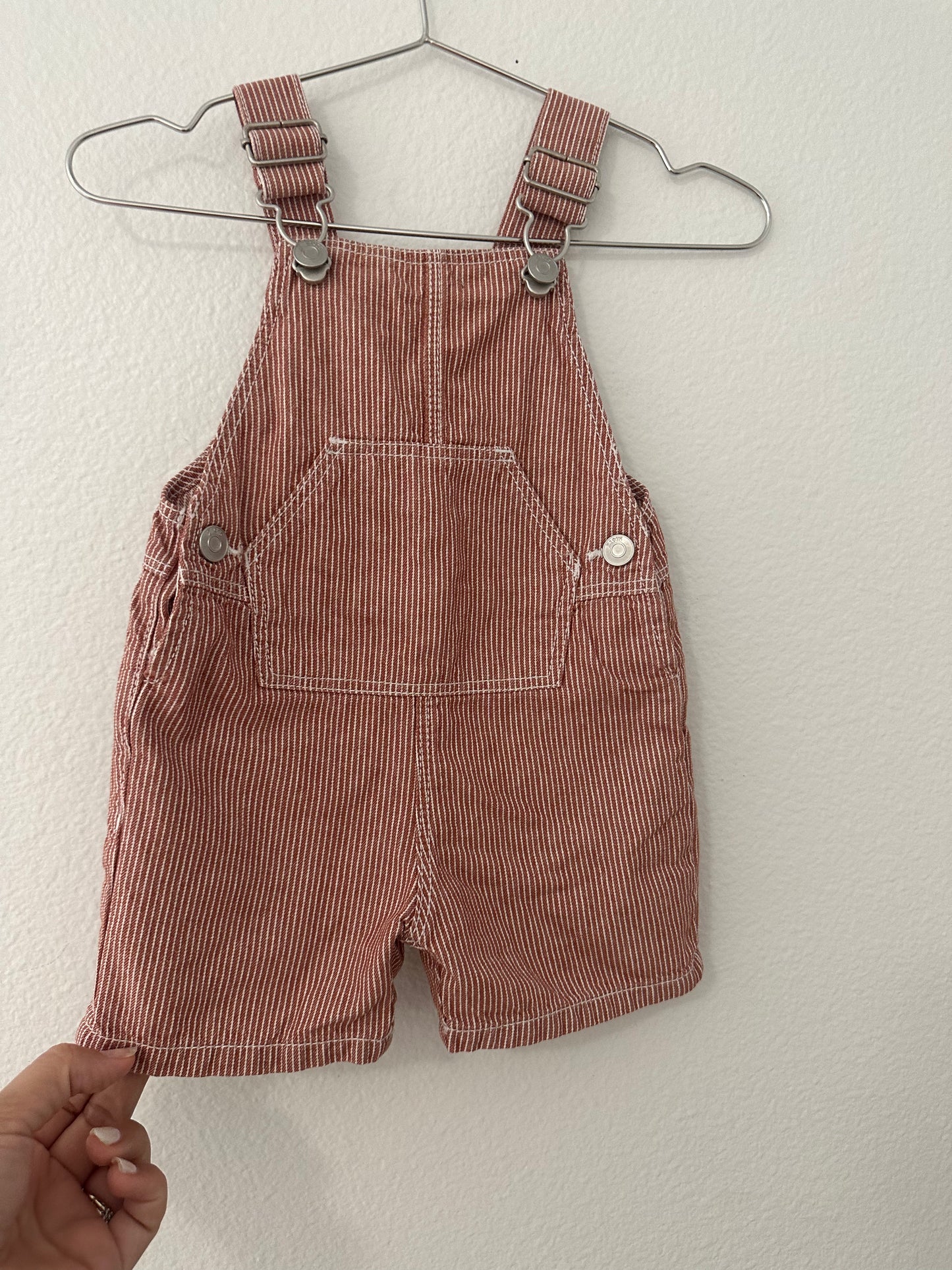 Zara striped overalls (3/6)