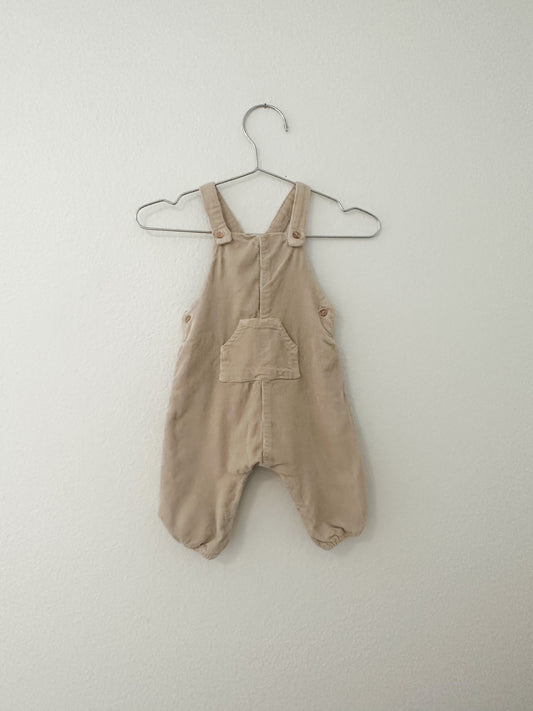 Zara thin corduroy overalls (1/3M)