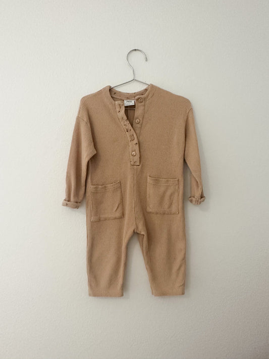 Zara waffle jumpsuit (9/12)