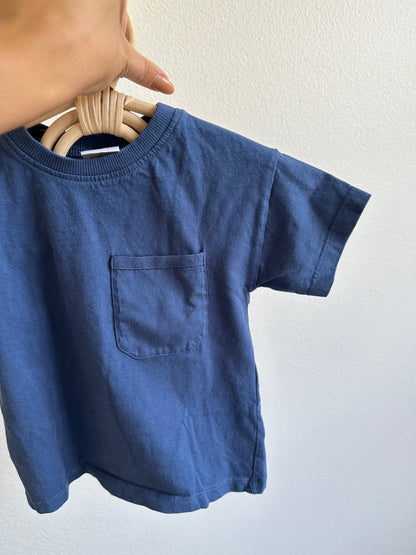 Zara blue pocket tee (12/18)