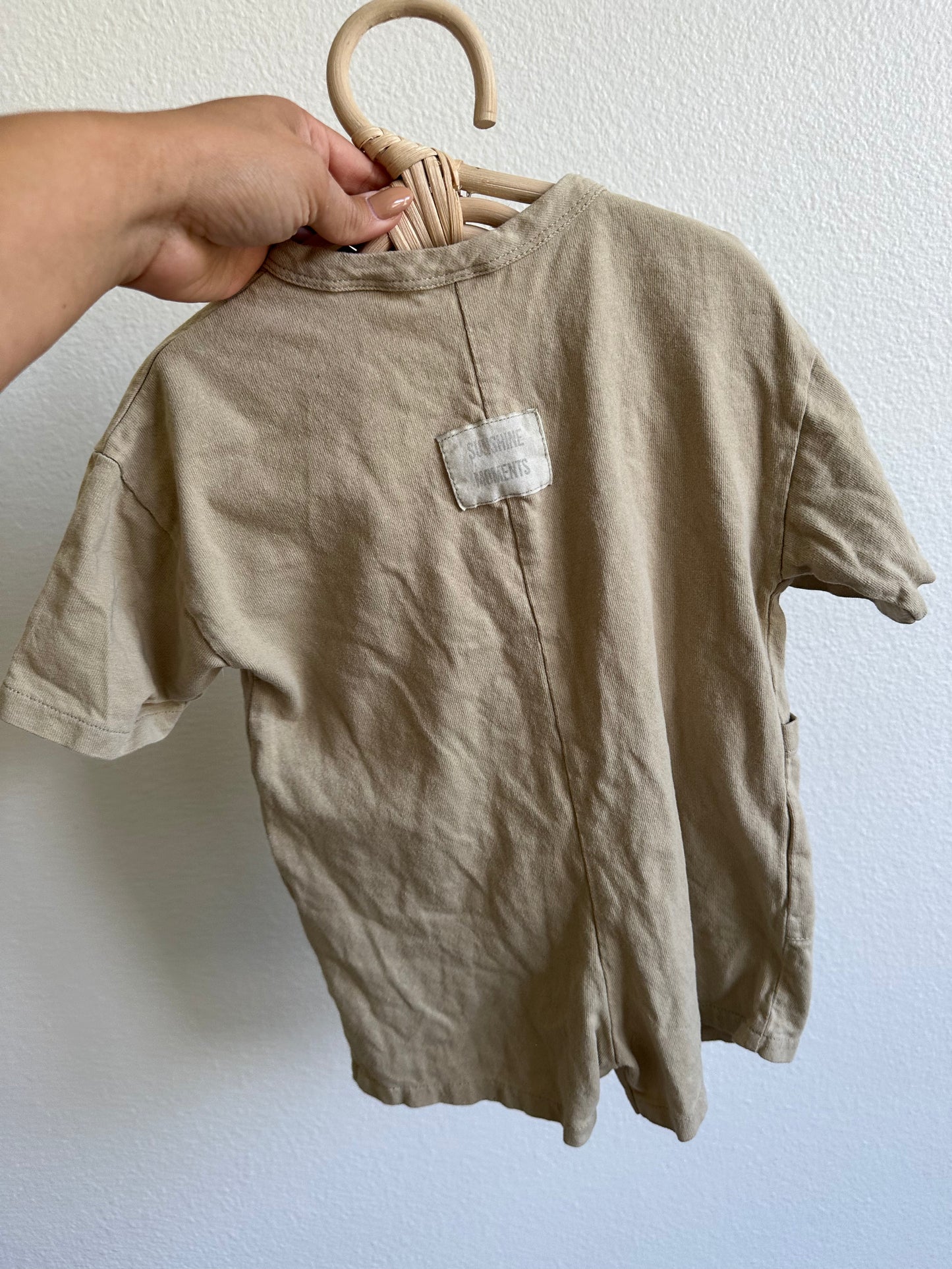 Zara beige romper (12/18)