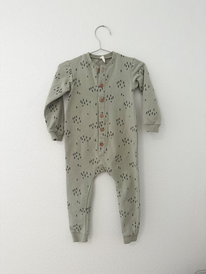 Q by Quincy Mae trees romper (2/3T)