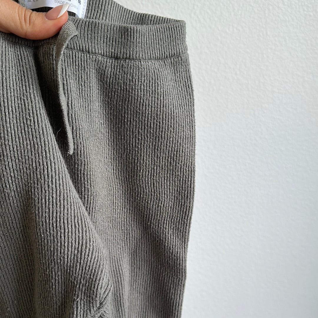 Zara sage ribbed pants (12/18)