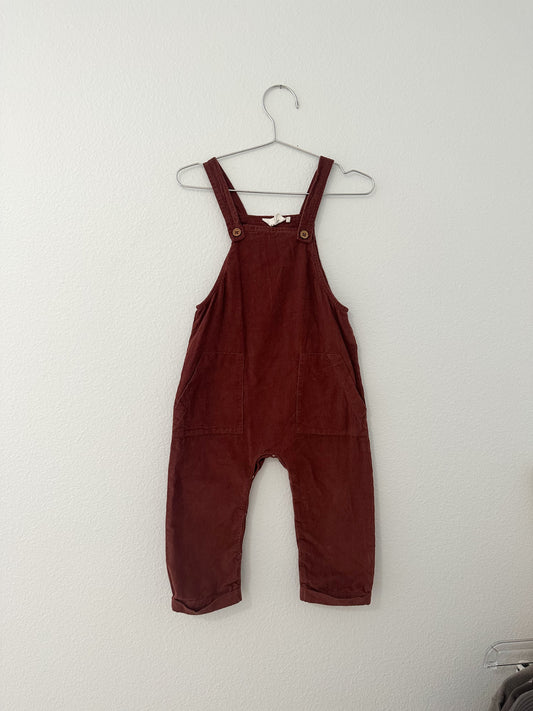 City mouse thin corduroy overalls (2Y)