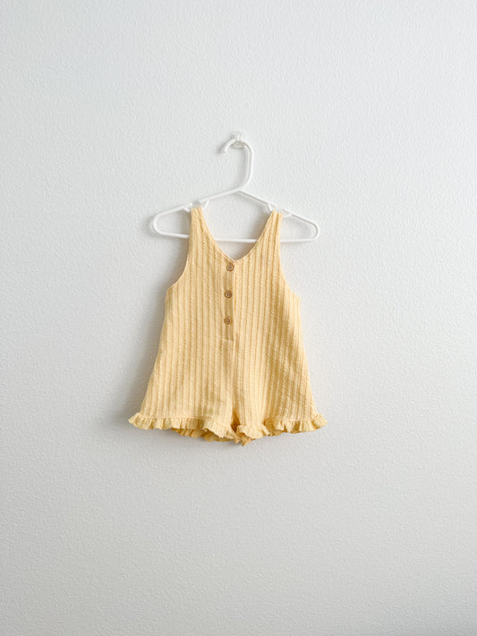 Zara yellow romper (9/12)
