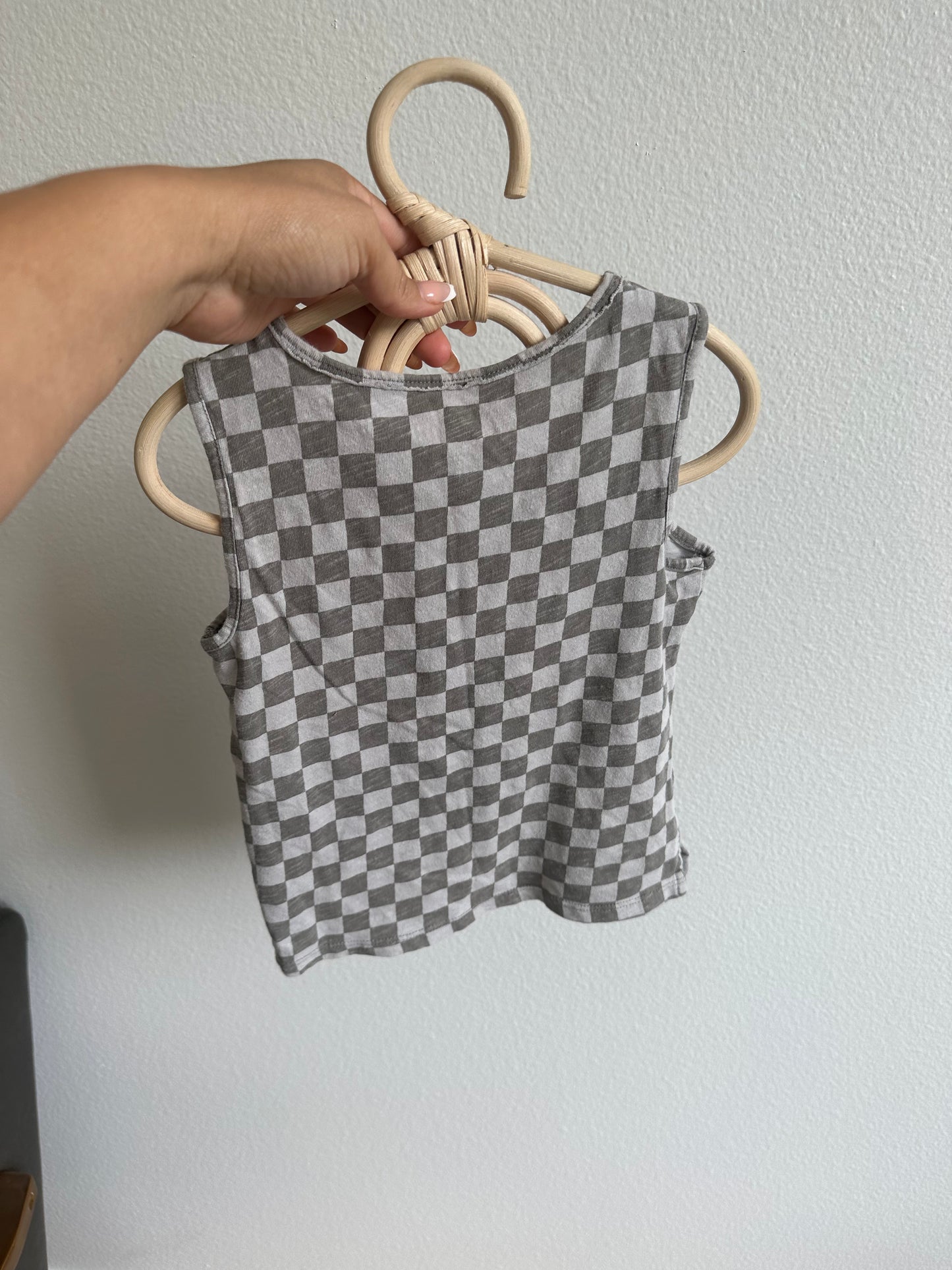 Art class checkered tank top (12/18)