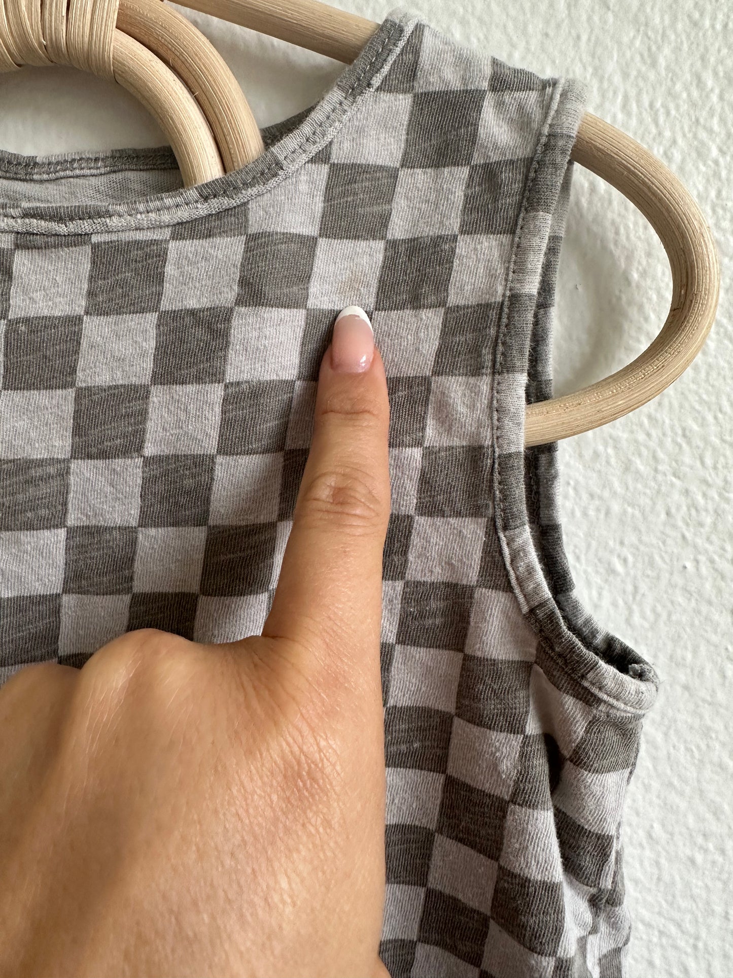 Art class checkered tank top (12/18)