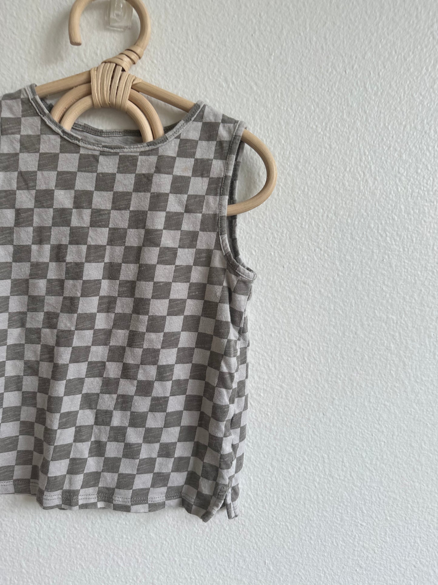 Art class checkered tank top (12/18)