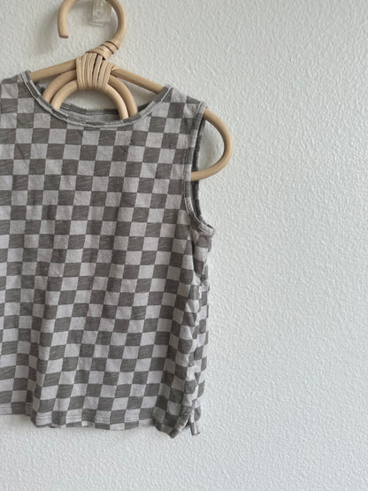 Art class checkered tank top (12/18)