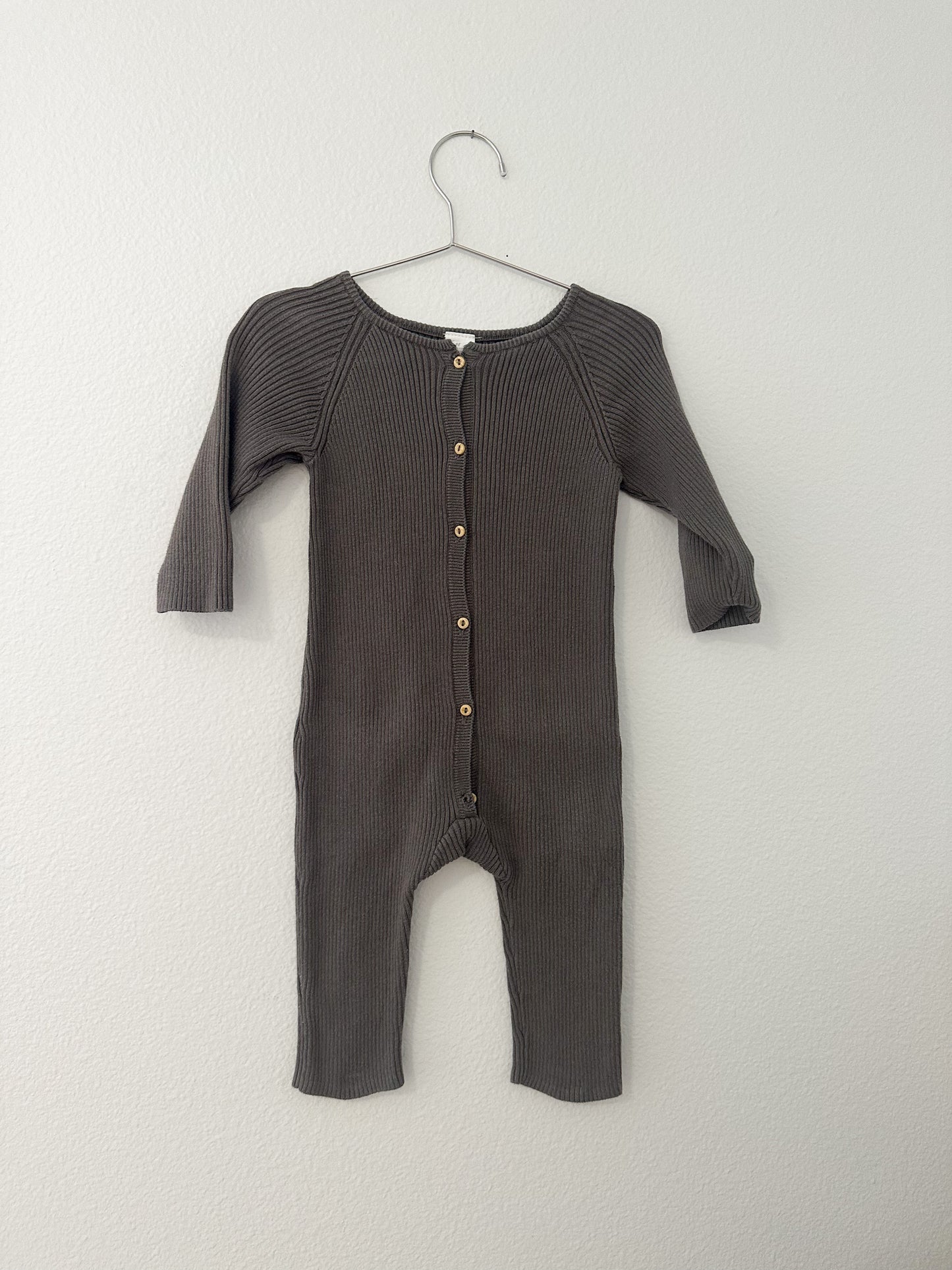 H&M ribbed play suit (12M)
