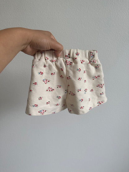 Zara floral shorts (6/9)