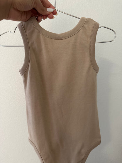 Colored organics boulder tank bodysuit in sand (18/24)