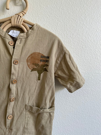 Zara beige romper (12/18)