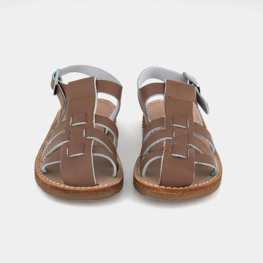 Freshly picked birxby leather sandals in cognac (6C)