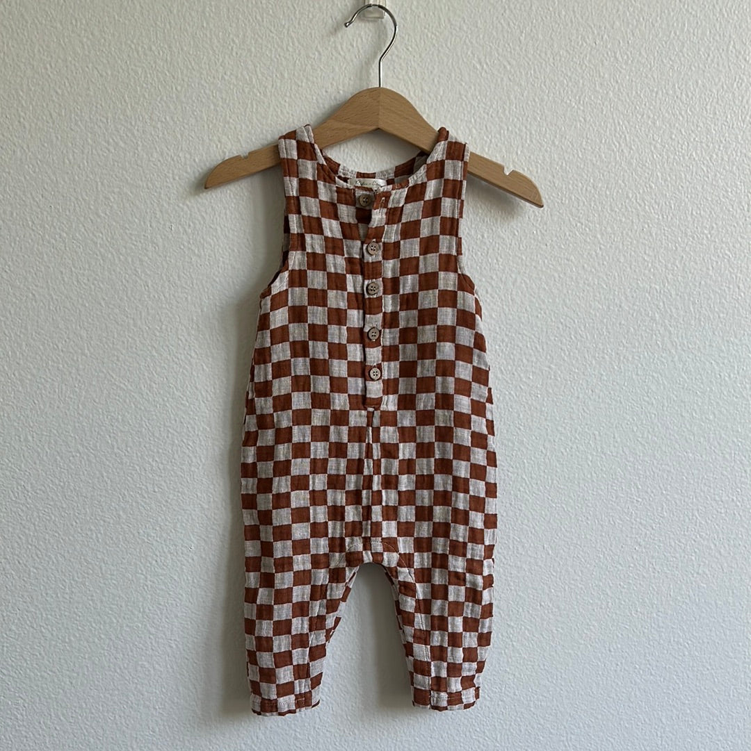 Rylee + Cru checkered jumpsuit (3/6)