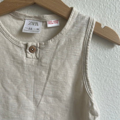 Zara white tank top (2/3T)
