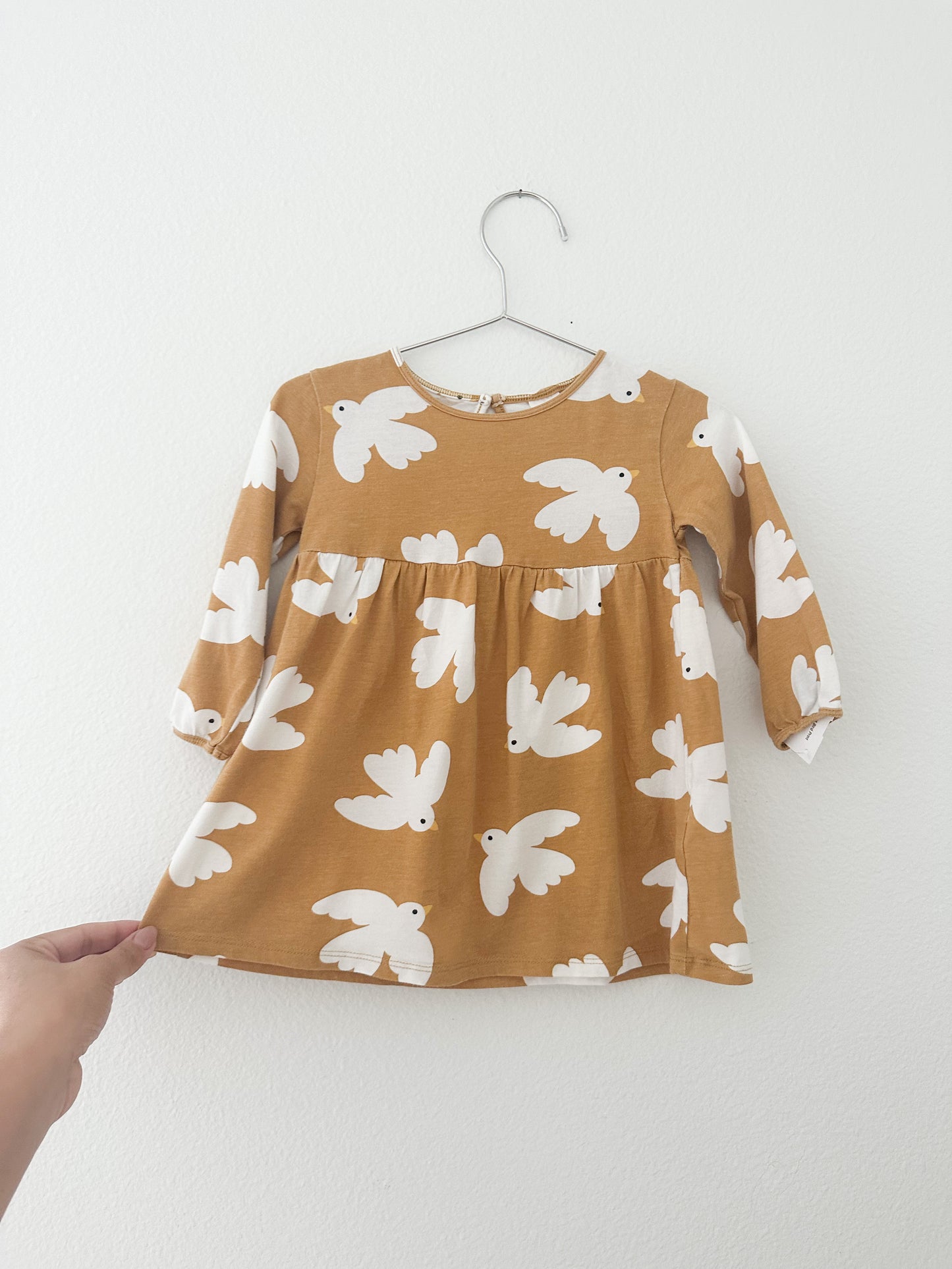 H&M bird print dress (12M)