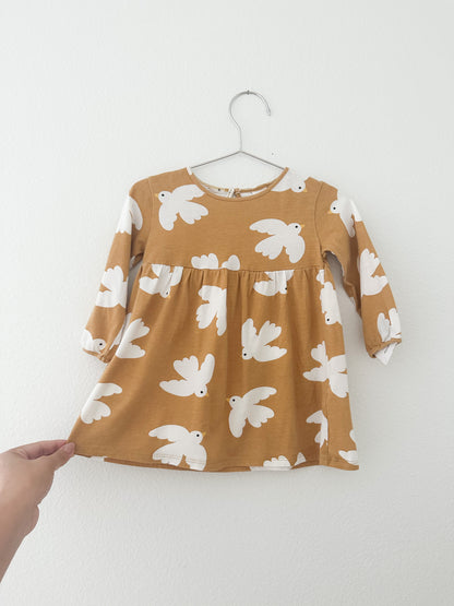 H&M bird print dress (12M)