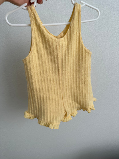 Zara yellow romper (9/12)
