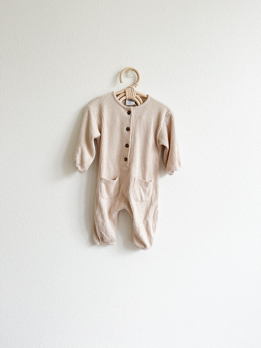 Zara ribbed one piece (6/9)