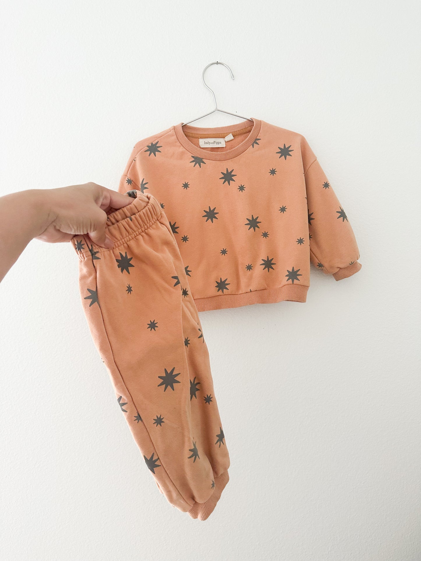 Indy and pippa stars sweat set PLAY* (12M)
