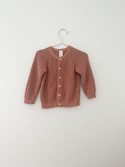 H&M knit cardigan (18M)