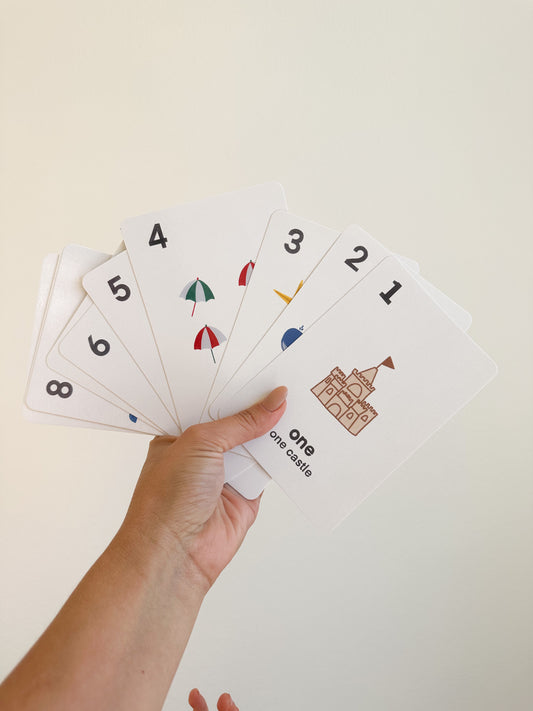 Fin and Vince number cards (set of 10)