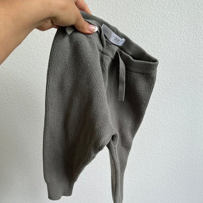 Zara sage ribbed pants (12/18)