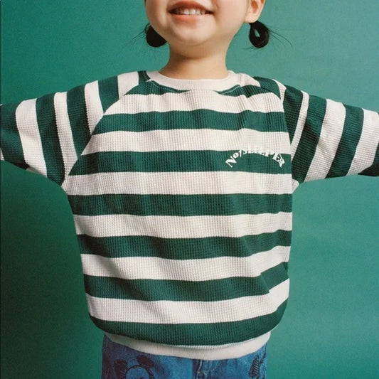 Zara striped waffle knit top (2/3)