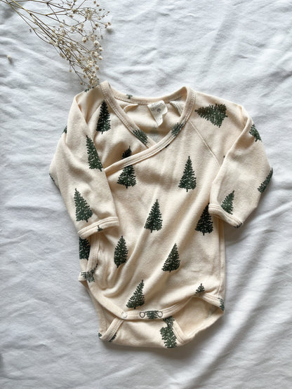 Kate Quinn Forest pine wrap bodysuit (3/6)