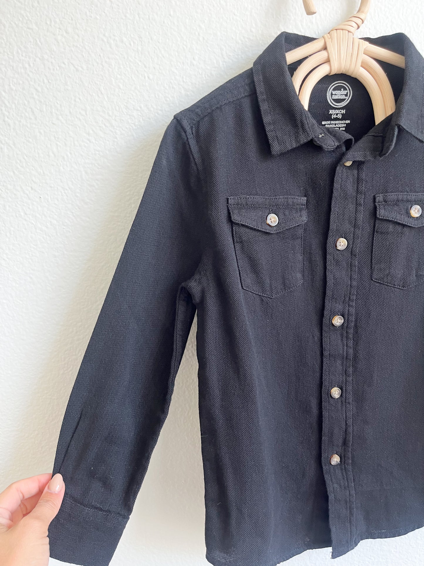 Button down pocket shirt (4/5T)