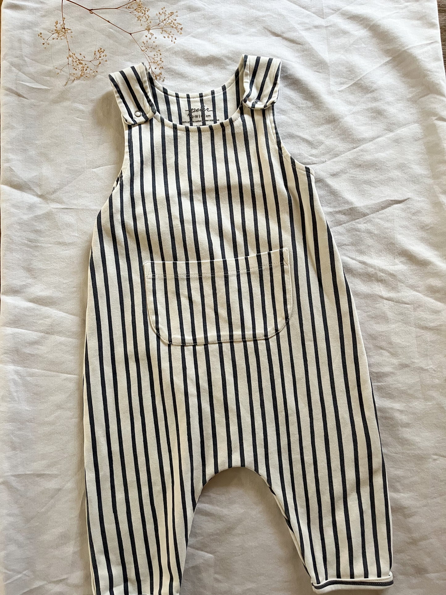 Pehr blue striped jumpsuit (12/18)